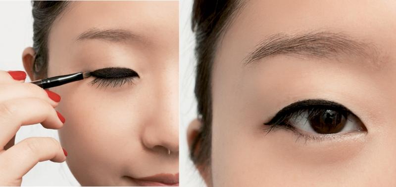 Nguyên tắc vẽ đường eyeliner cho mắt một mí