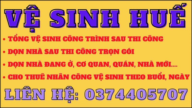Vệ Sinh Huế - 0906251497