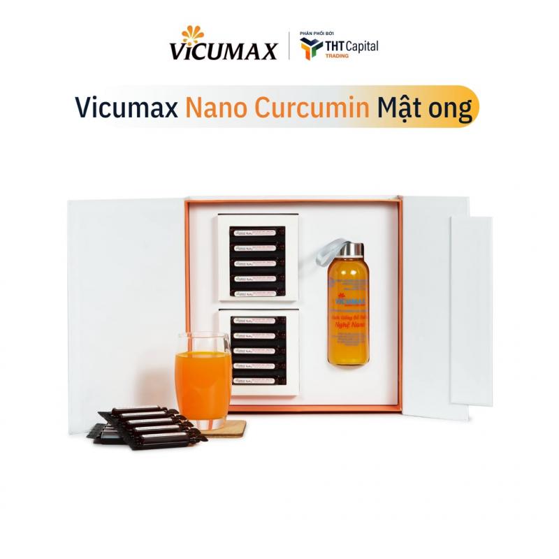Vicumax mật ong Nano Curcumin dạng lỏng 255ml