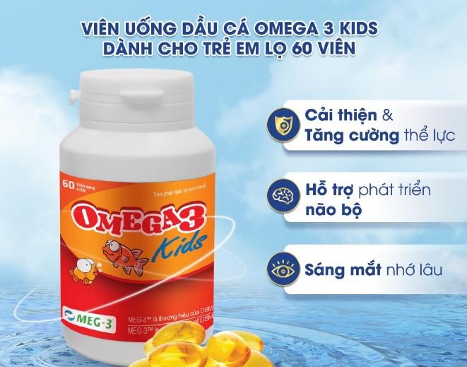 Viên dầu cá Omega 3 Kids