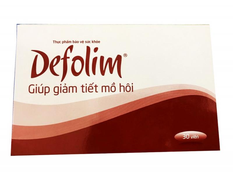 Viên giảm tiết tố Defolim