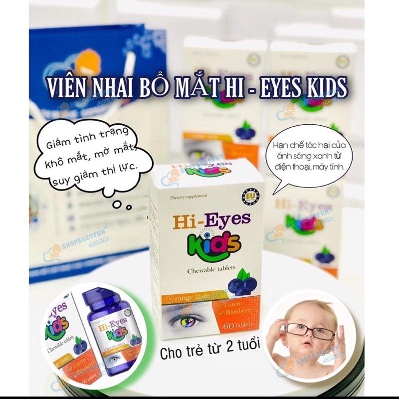 Viên Nhai Bổ Mắt Hi-Eyes Kids Cho Bé