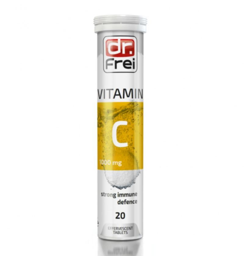 Viên sủi Dr.Frei Vitamin C là một sản phẩm bổ sung vitamin C được thương hiệu Dr.Frei sản xuất