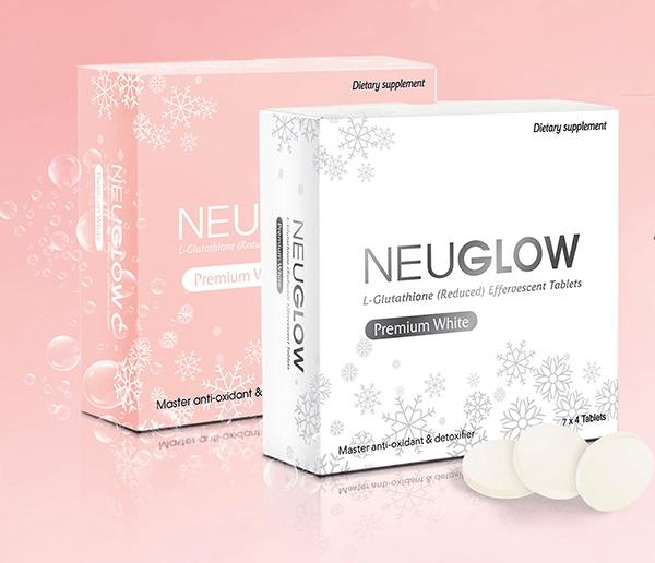 Viên Sủi Trắng Da Hàng Đầu Anh Quốc Neuglow C Premium White