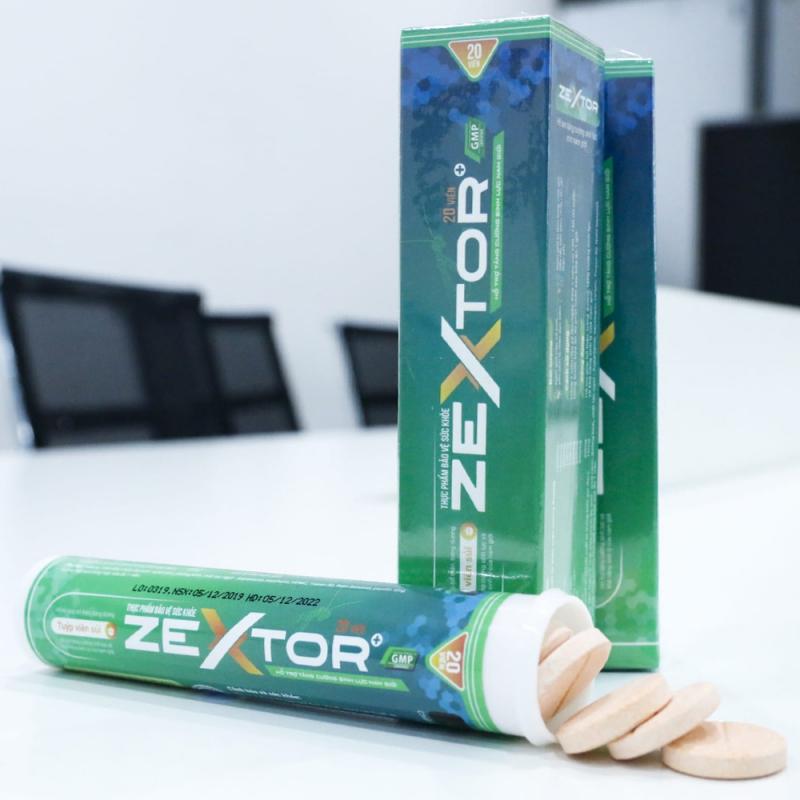 Viên sủi Zextor với bao bì mới