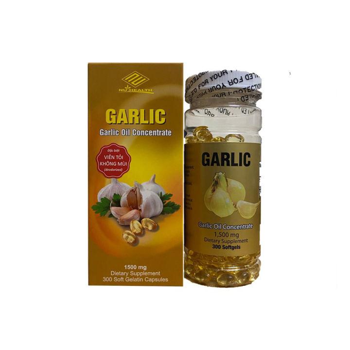 Viên tinh dầu tỏi Garlic Oil - Nu Health