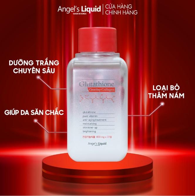 Viên uống Angel's Liquid Glutathione Oneday Collagen