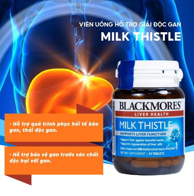 Viên uống bổ gan, giải độc tố Blackmores Milk Thistle Úc