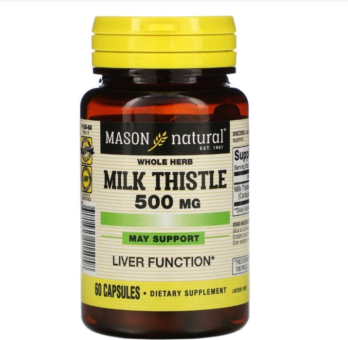 Viên uống bổ gan Mason Natural Milk Thistle
