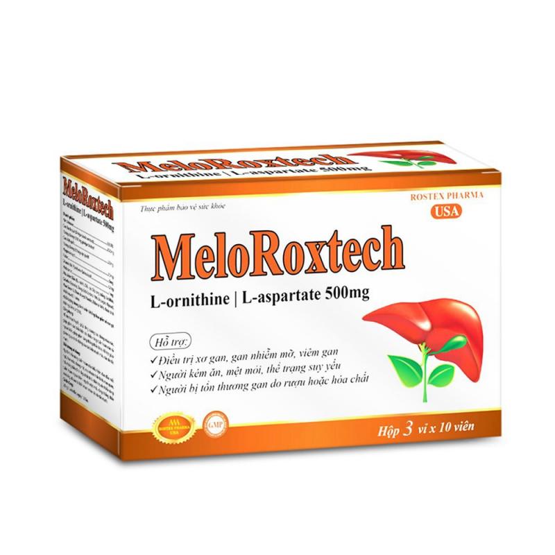 Viên uống bổ gan Meloroxtech L-ornithine L-aspartate