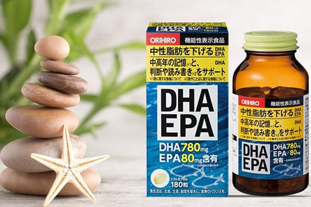 Viên Uống Bổ Não DHA EPA Orihiro Hộp 180 Viên