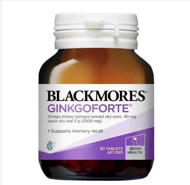 Viên uống bổ não, giảm thiểu căng thẳng Ginkgoforte Blackmores