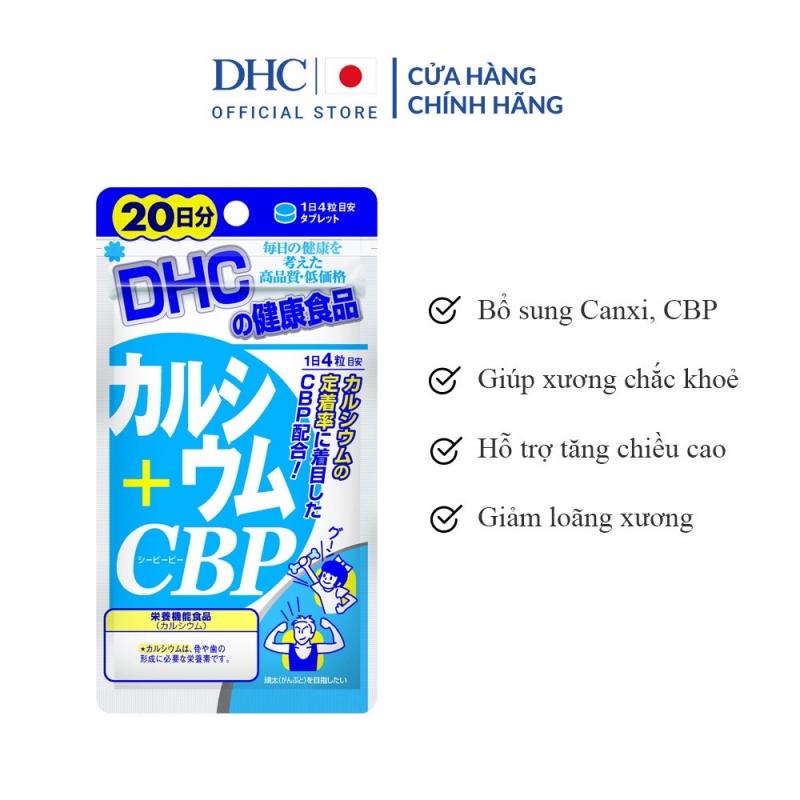 Viên uống bổ sung Canxi DHC Calcium + CBP