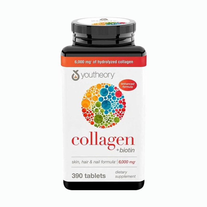 Viên uống bổ sung collagen Youtheory Collagen Type 1,2,3