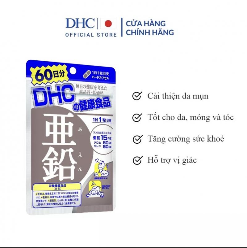 Viên uống bổ sung Kẽm DHC Zinc
