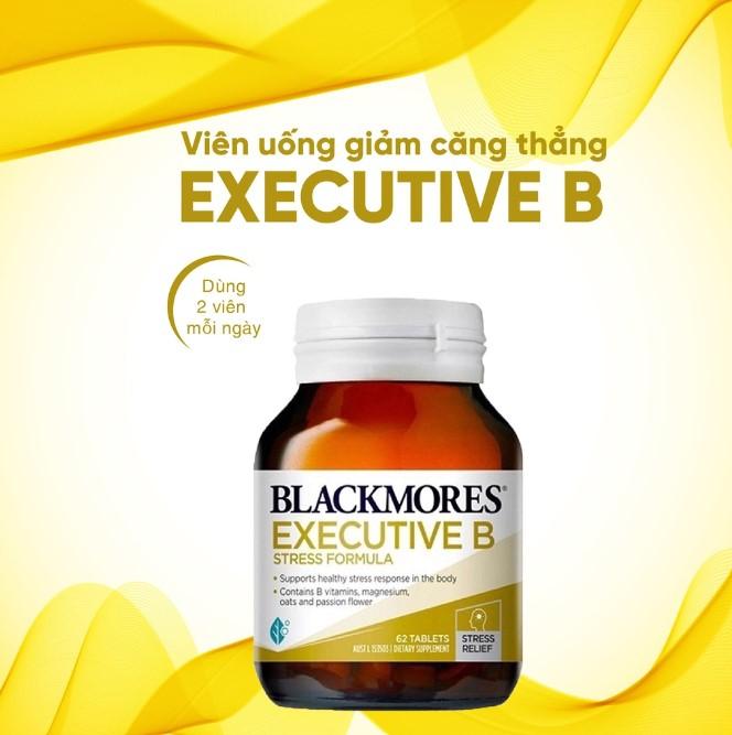 Viên uống bổ sung vitamin B giảm stress Blackmores Executive B Stress Formula