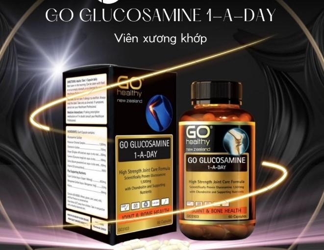 Viên uống bổ xương khớp Go Healthy Go Glucosamine 1 A Day 1500mg