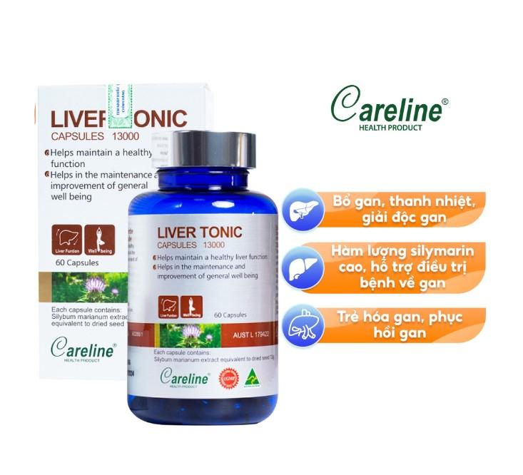 Viên uống cải thiện chức năng gan Careline Liver Tonic Capsules