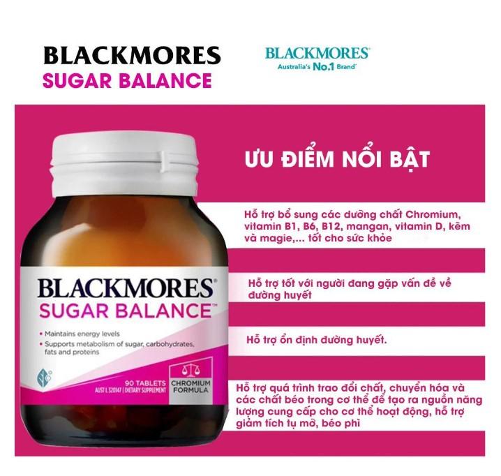 Viên uống cân bằng đường huyết của Úc Blackmores Sugar Balance