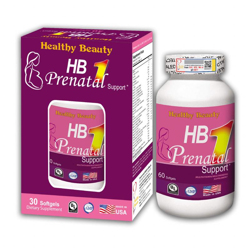 Viên uống cho bà bầu HB Prenatal Support Healthy Beauty