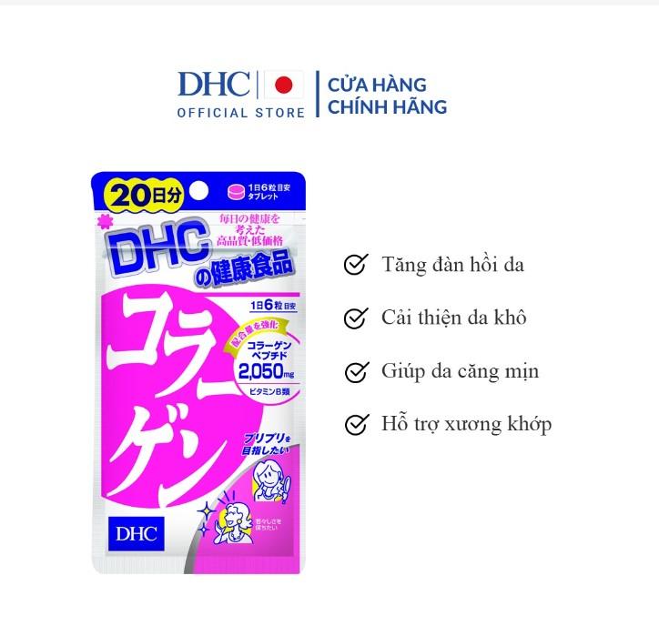 Viên uống chống lão hóa đẹp da DHC Collagen Nhật Bản