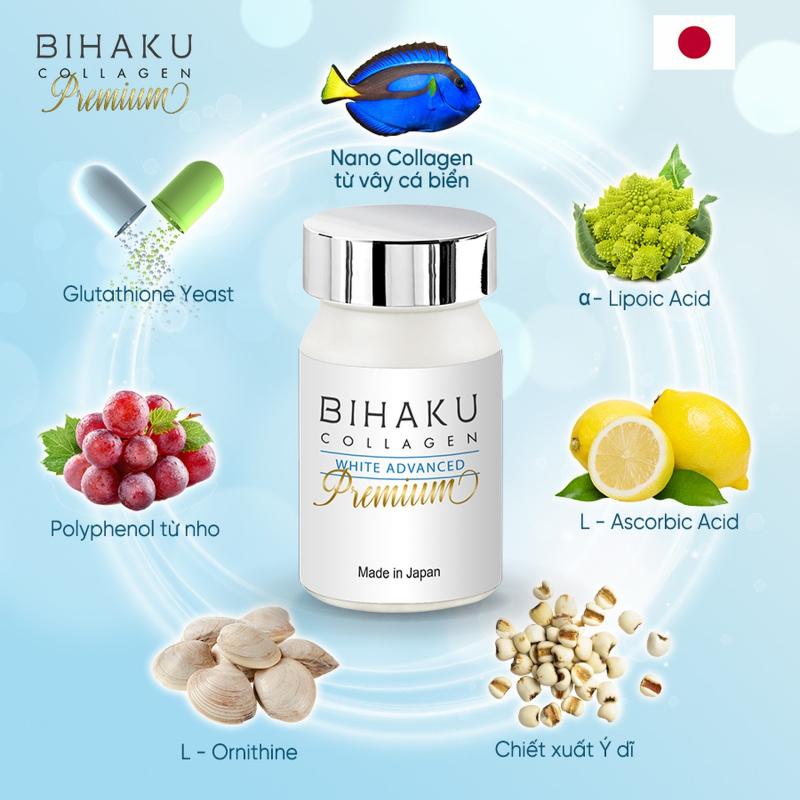Viên uống Collagen Bihaku Premium