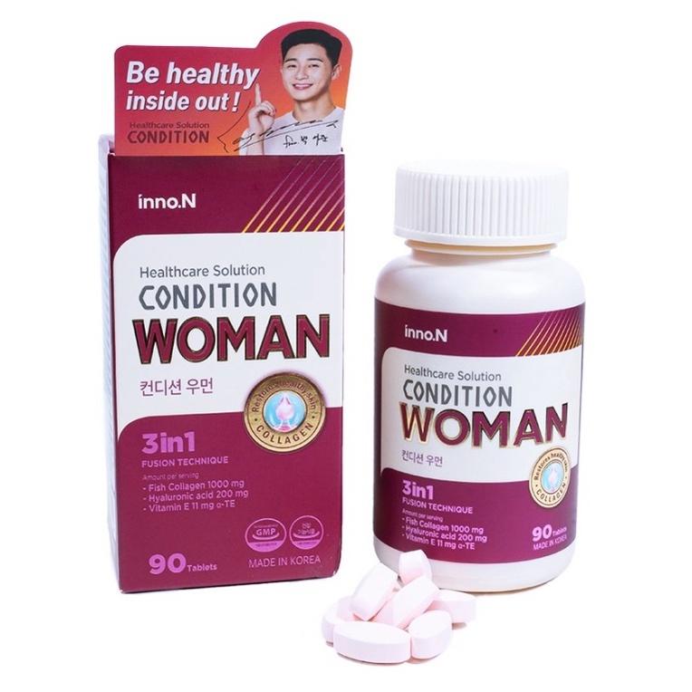 Viên uống collagen và cấp ẩm Condition Woman