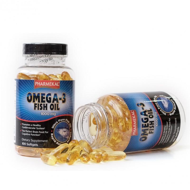 Viên uống dầu cá Pharmekal Omega 3 Fish Oil 1000mg