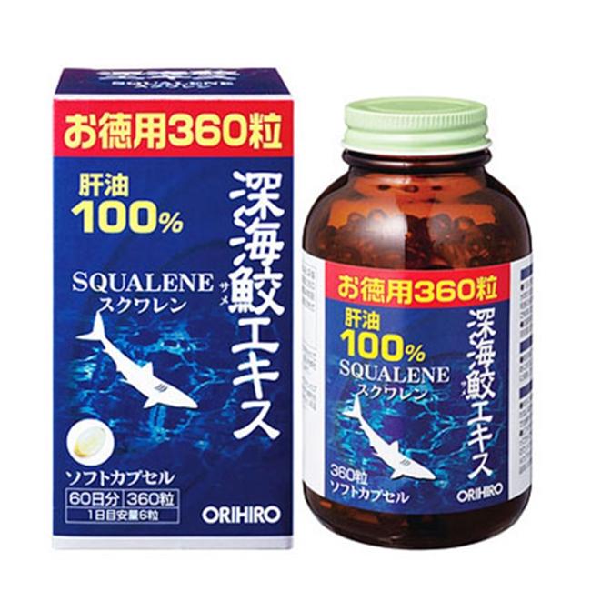 Viên uống dầu gan cá mập Squalene Orihio