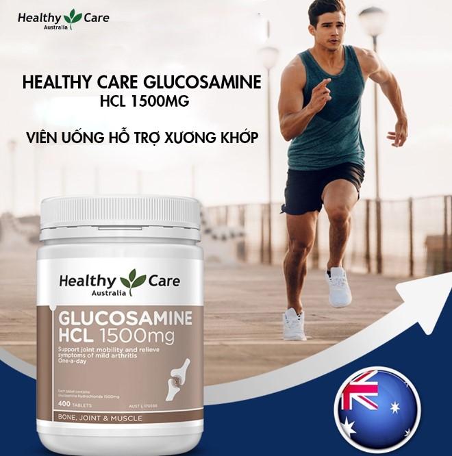 Viên uống Healthy Care Glucosamine HCL 1500mg