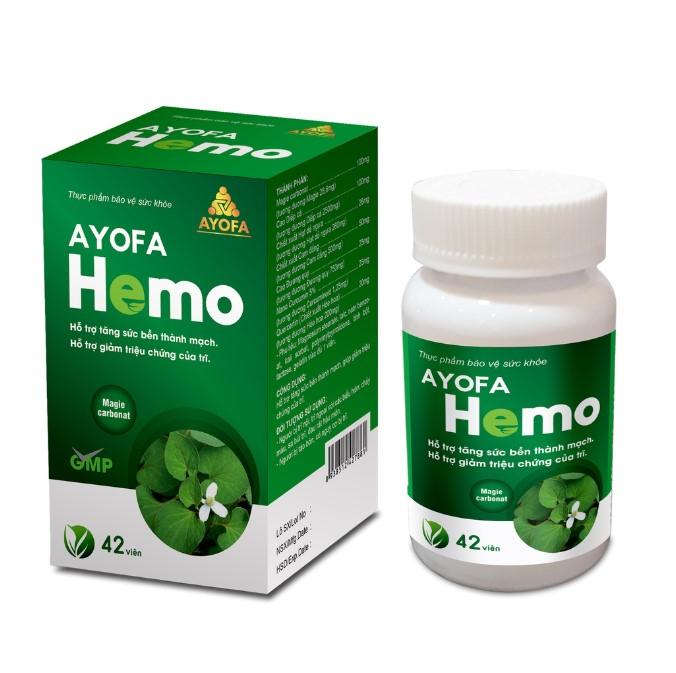 Viên uống hỗ trợ điều trị trĩ Ayofa Hemo