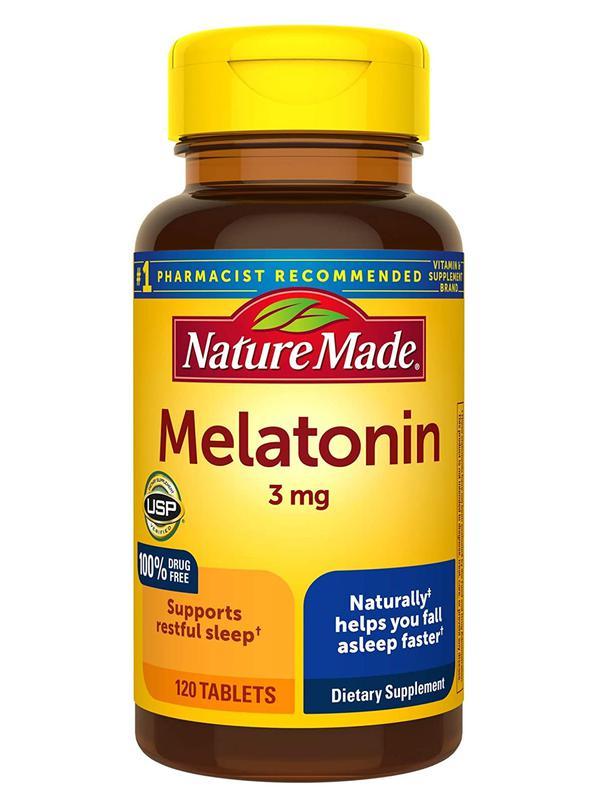 Viên uống hỗ trợ giấc ngủ Nature Made Melatonin 3mg