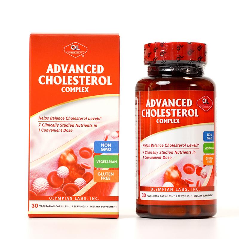 Viên uống hỗ trợ giảm mỡ máu Olympian Labs Advanced Cholesterol Complex