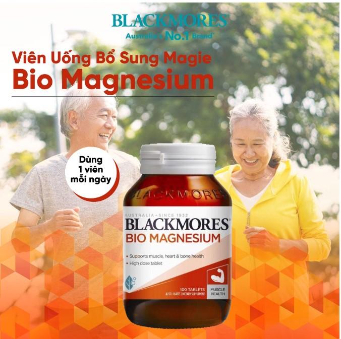 Viên uống hỗ trợ phát triển cơ bắp Blackmores Bio Magnesium