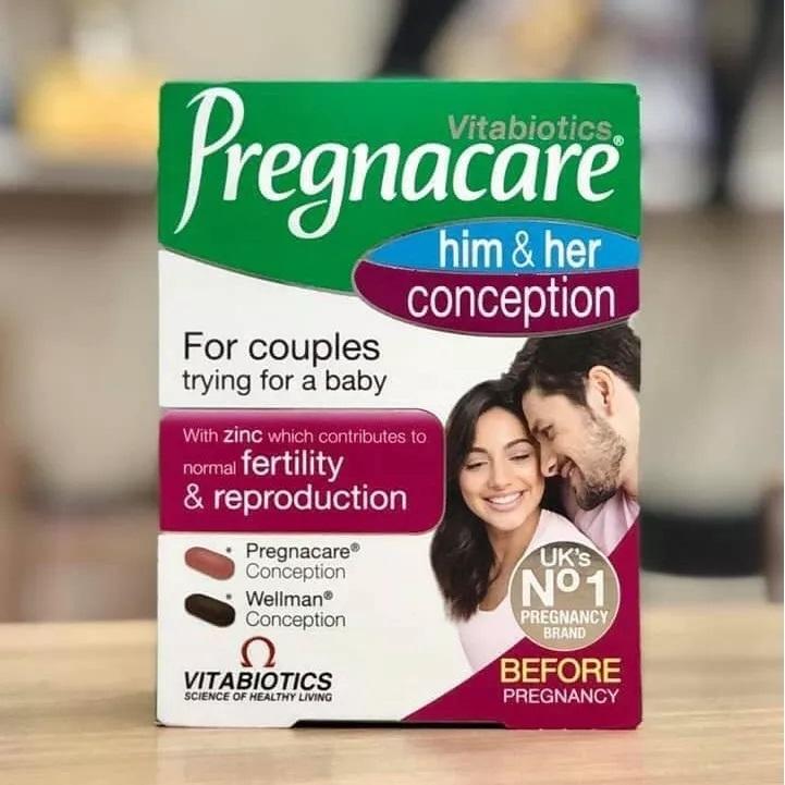 Viên uống hỗ trợ tăng khả năng thụ thai Pregnacare Him and Her Conception