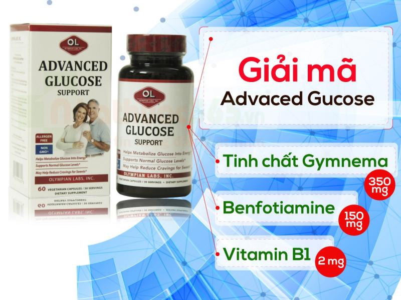 Viên uống Olympian labs Advanced Glucose Support