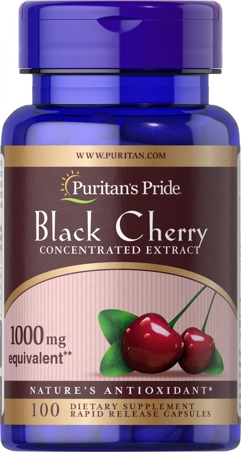 Viên uống Puritan’s Pride Black Cherry 1000mg của Mỹ