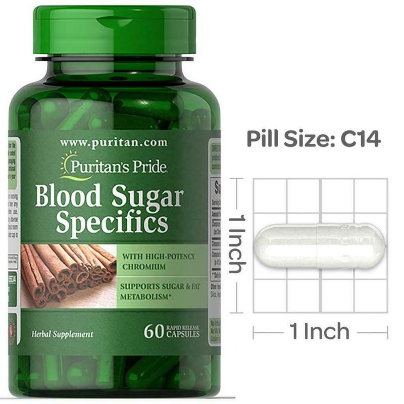 Viên uống quế giảm tiểu đường, kiểm soát đường huyết Puritan's Pride Blood Sugar Specific