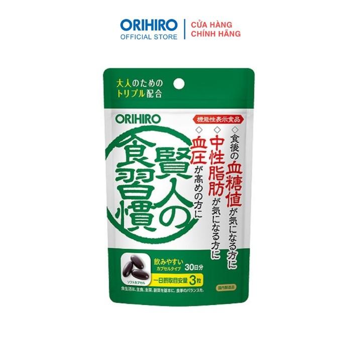 Viên uống Sage hỗ trợ giảm mỡ máu, huyết áp Orihiro