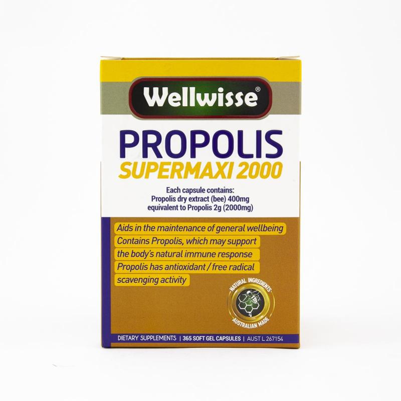 Viên Uống Sáp Ong Wellwisse Propolis Supermaxi 2000