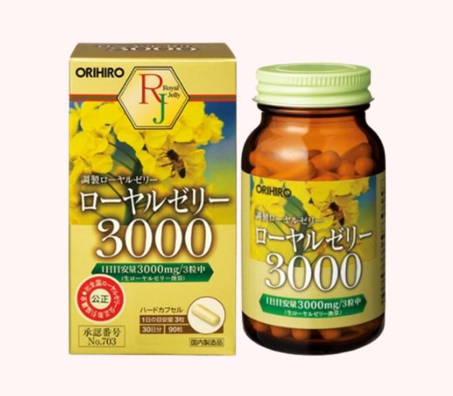 Viên uống sữa ong chúa Royal Jelly 3000mg Orihiro