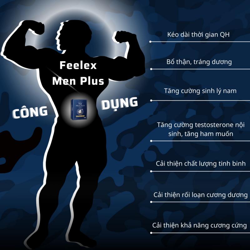 Viên uống tăng cường sinh lí nam giới Feelex Men Plus