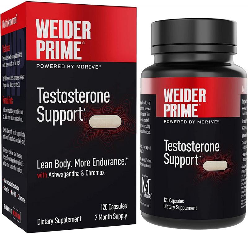 Viên uống tăng cường testosterone cho nam giới Weider Prime Testosterone Support 120 viên