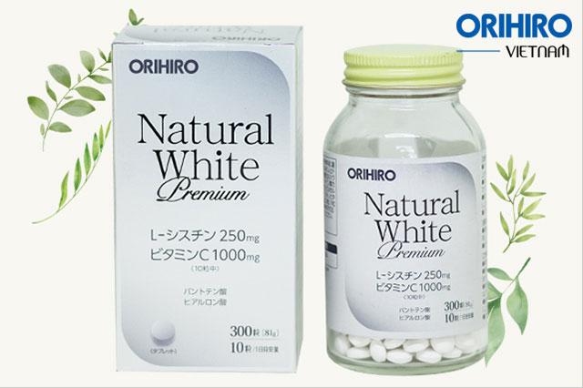 Viên uống trắng da Natural White Premium ORIHIRO