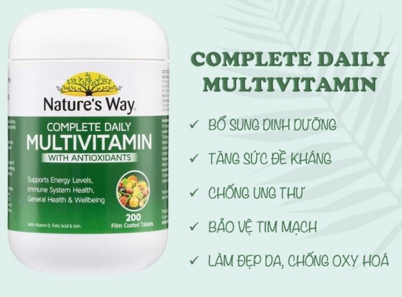 Viên uống vitamin tổng hợp Nature’s Way Complete Daily Multivitamin