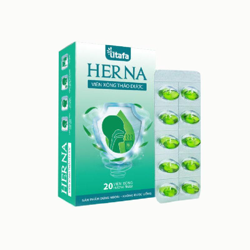 Viên xông thảo dược trị cảm Herna