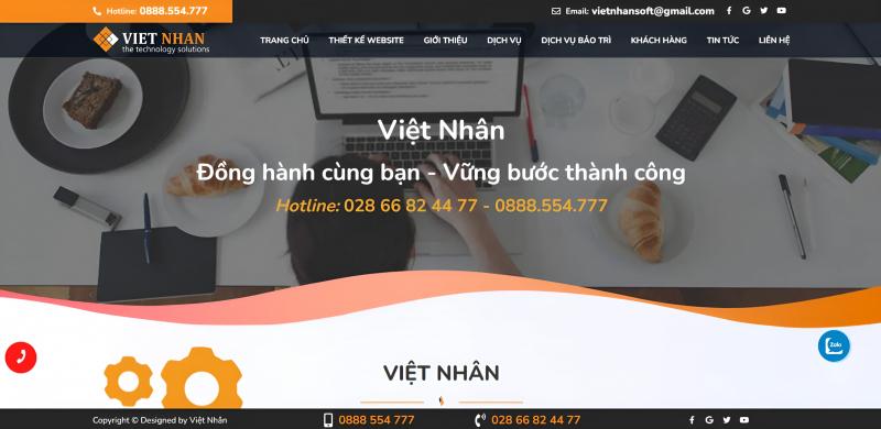Website chính của Việt Nhân WEB