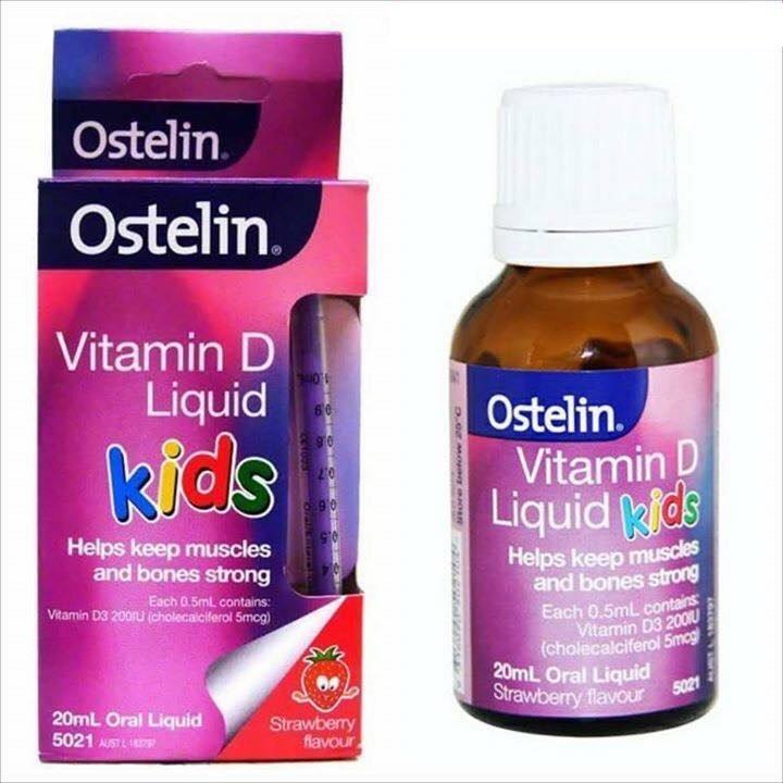 ﻿﻿Vitamin D Ostelin dạng nước cho trẻ sơ sinh và trẻ em