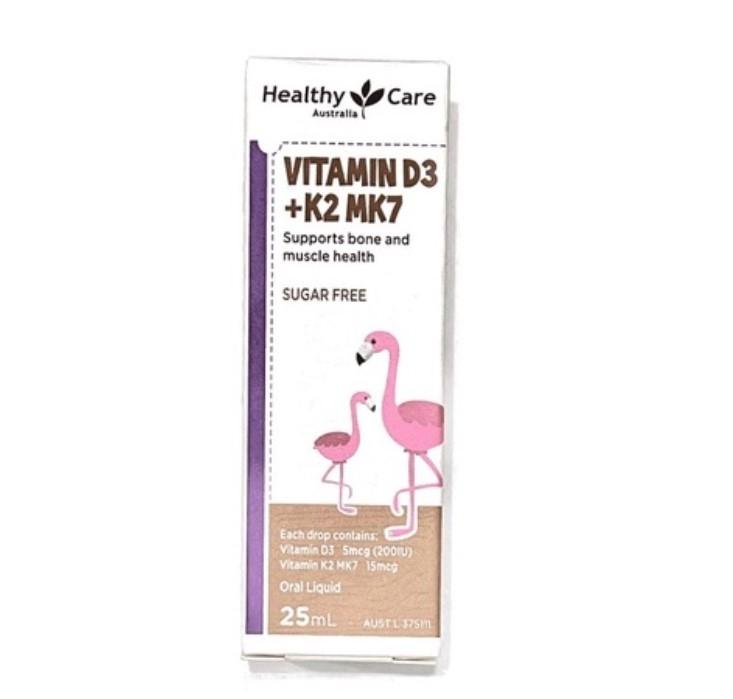 Vitamin D3 K2+MK7 Healthy Care