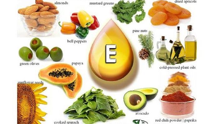 Nhóm thực phẩm chứa nhiều vitamin E